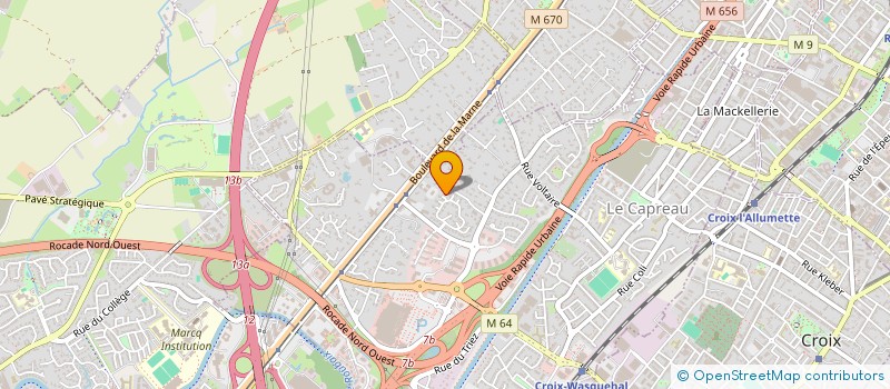 localisation de l'entreprise LILLE LIFTING CLUB  WASQUEHAL