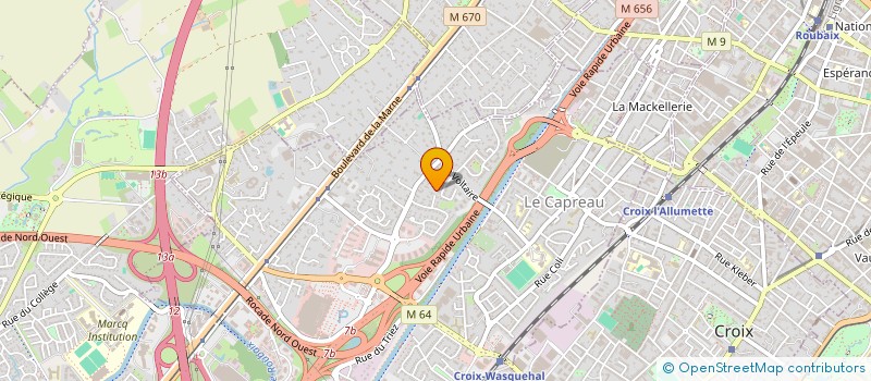 localisation de l'entreprise LILLE MAURICE  WASQUEHAL