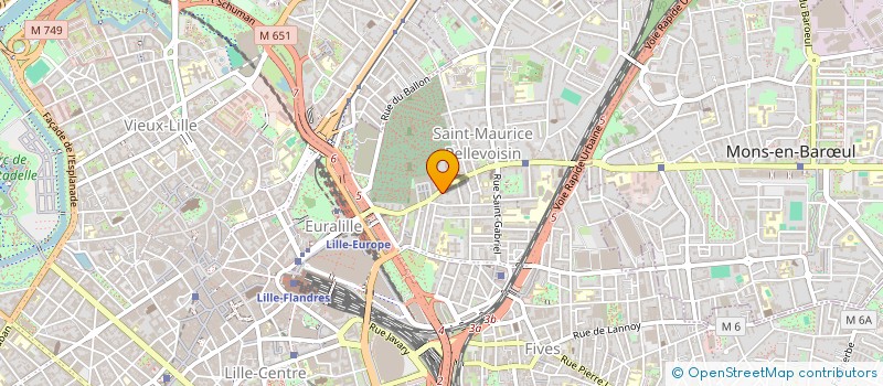 localisation de l'entreprise LILLE MAURICE AUDITION à LILLE