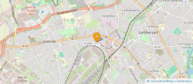 localisation de l'entreprise LILLE METROPOLE LACROSSE à LILLE