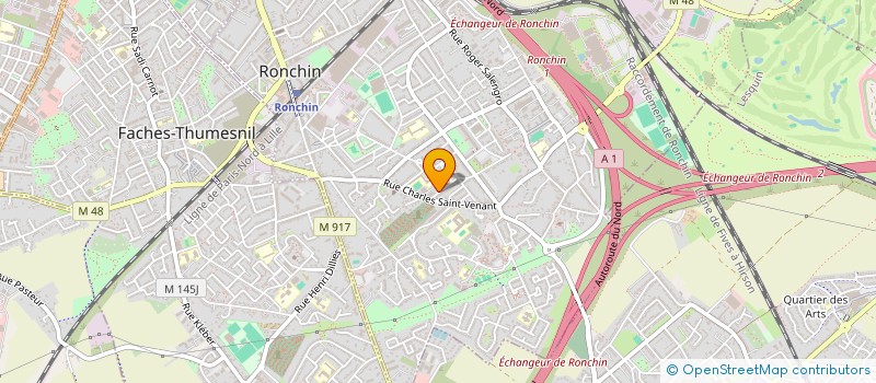 localisation de l'entreprise LILLE METROPOLE ROLLER à RONCHIN