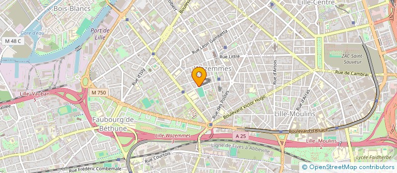 localisation de l'entreprise LILLE-MONDE 2001 à LILLE