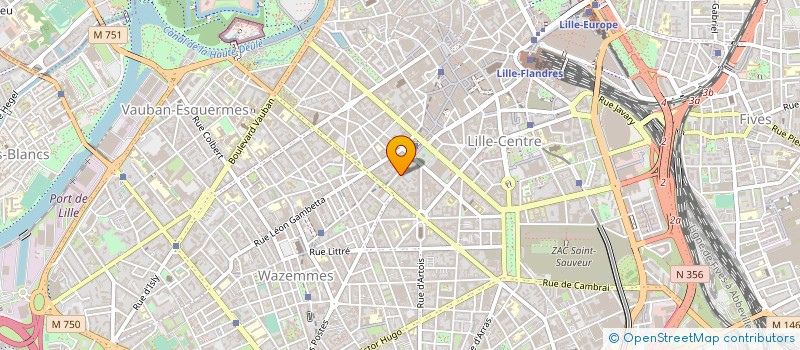 localisation de l'entreprise LILLE MOTOS JEAN DUCROO à LILLE