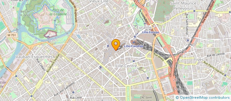 localisation de l'entreprise LILLE O CD à LILLE