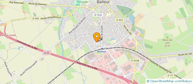localisation de l'entreprise LILLE O ROSES à BAILLEUL