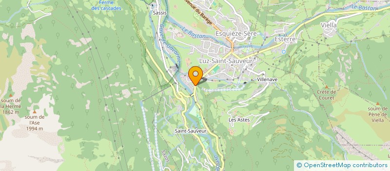 localisation de l'entreprise LILLE PIERRE ET CAROLE  LUZ-SAINT-SAUVEUR