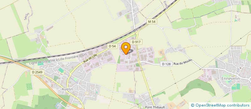 localisation de l'entreprise LILLE PROCESS SOLUTIONS à AVELIN