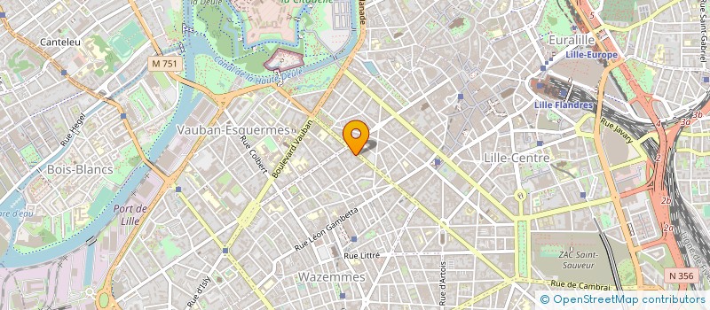 localisation de l'entreprise LILLE RENTING CARS à LILLE