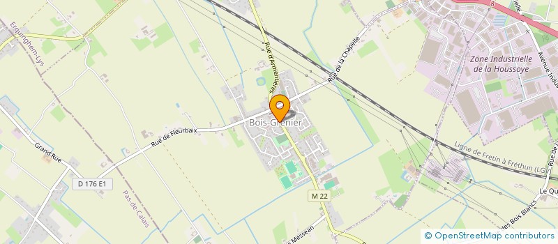 localisation de l'entreprise LILLE RESEAU  BOIS-GRENIER