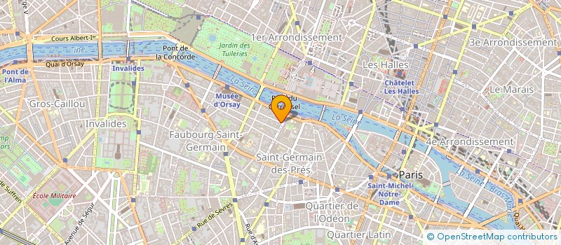 localisation de l'entreprise LILLE SAINTS PERES  PARIS