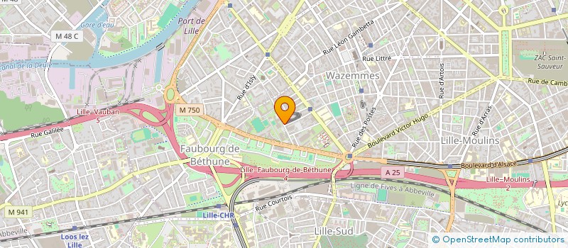 localisation de l'entreprise LILLE SPORT ET DETENTE à LILLE