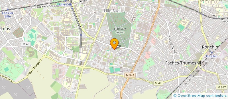 localisation de l'entreprise LILLE SUD INSERTION à LILLE