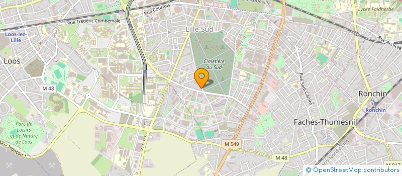 localisation de l'entreprise LILLE SUD SERVICE à LILLE