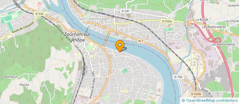 localisation de l'entreprise LILLIPUT à TOURNON-SUR-RHONE