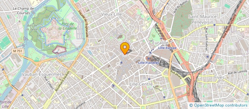 localisation de l'entreprise LILLIRIS à LILLE
