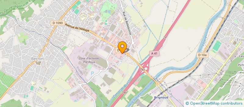 localisation de l'entreprise LILLO  CROLLES