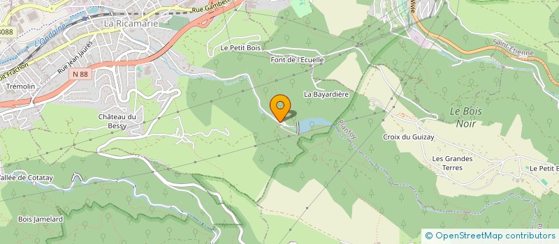 localisation de l'entreprise LILLO BISACCIA  LA RICAMARIE