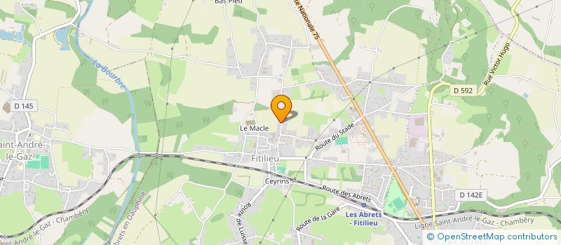 localisation de l'entreprise LILLO KIWI  LES ABRETS EN DAUPHINE