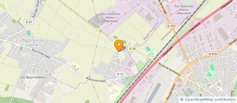 localisation de l'entreprise LILLOIS BERNOS  VOUNEUIL-SOUS-BIARD