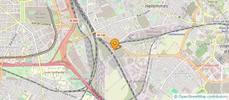 localisation de l'entreprise LILLOISE DE STOCKAGE à LILLE