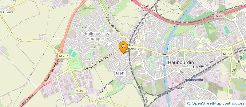 localisation de l'entreprise LILLOMUSEES  HAUBOURDIN