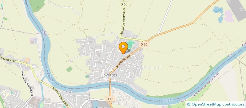 localisation de l'entreprise LILLY  LOYETTES