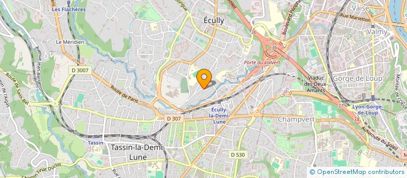 localisation de l'entreprise LILLYFLY  ECULLY