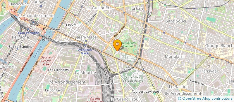 localisation de l'entreprise LILNA CONSULTING à LYON