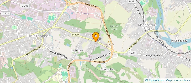 localisation de l'entreprise LILO 5  L'ISLE-D'ESPAGNAC