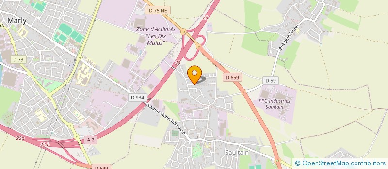 localisation de l'entreprise LILO  SAULTAIN