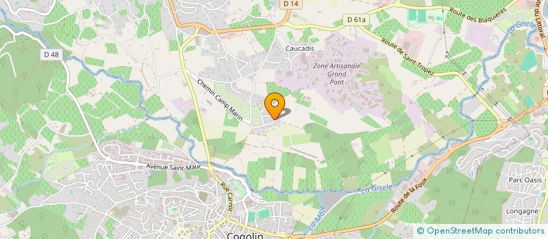 localisation de l'entreprise LILO  GRIMAUD