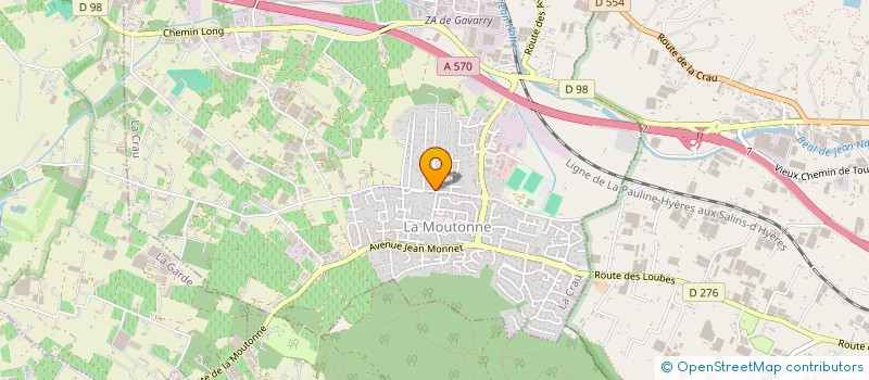 localisation de l'entreprise LILO GOURMAND  LA CRAU