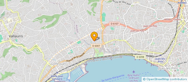 localisation de l'entreprise LILODEL à ANTIBES
