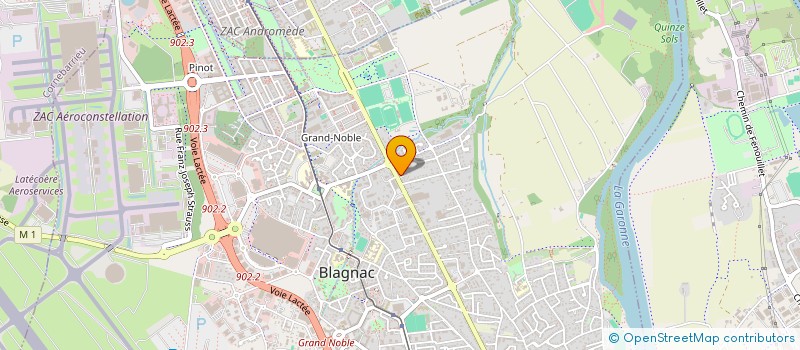 localisation de l'entreprise LILODI à BLAGNAC