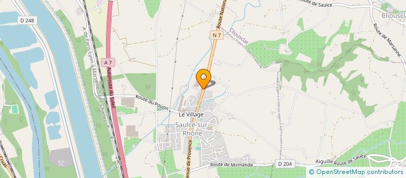 localisation de l'entreprise LILOE  SAULCE-SUR-RHONE