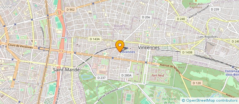localisation de l'entreprise LILOLA à VINCENNES
