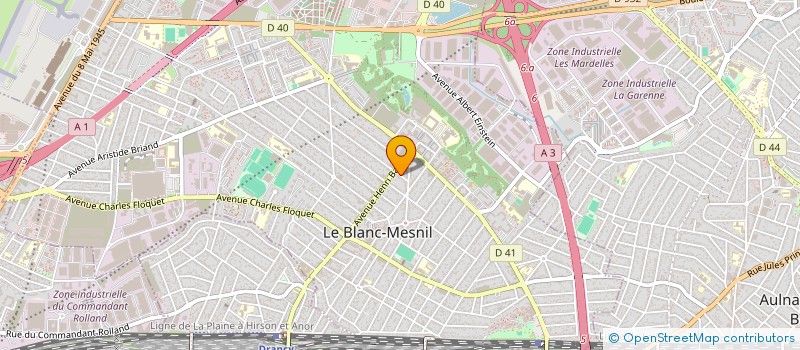 localisation de l'entreprise LILOMAT BATIMENT à LE BLANC-MESNIL