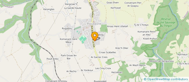 localisation de l'entreprise LILOO  PLOUBEZRE