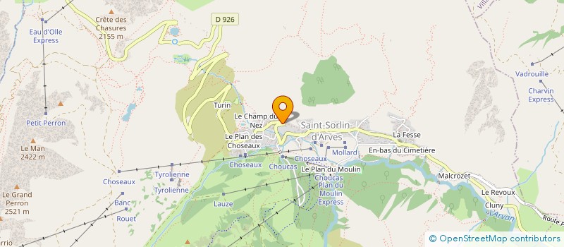 localisation de l'entreprise LILOO SOUS LA NEIGE  SAINT-SORLIN-D'ARVES