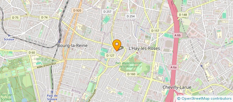 localisation de l'entreprise LILOROC  L'HAY-LES-ROSES