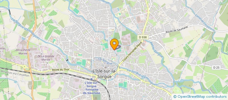 localisation de l'entreprise LILOT CONSEIL à L'ISLE-SUR-LA-SORGUE