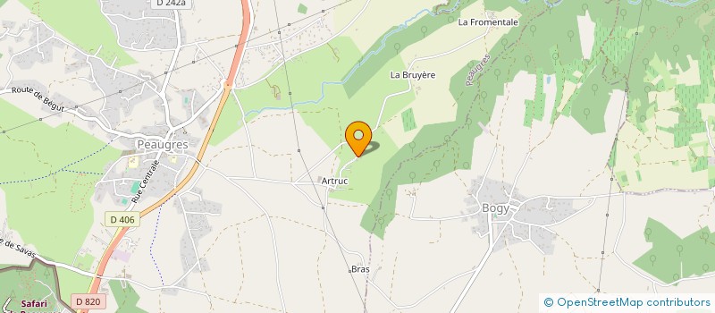 localisation de l'entreprise LILOU  PEAUGRES