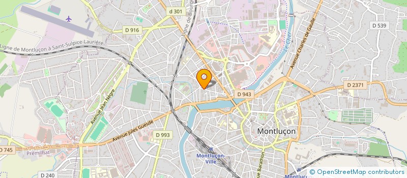 localisation de l'entreprise LILOU à MONTLUCON