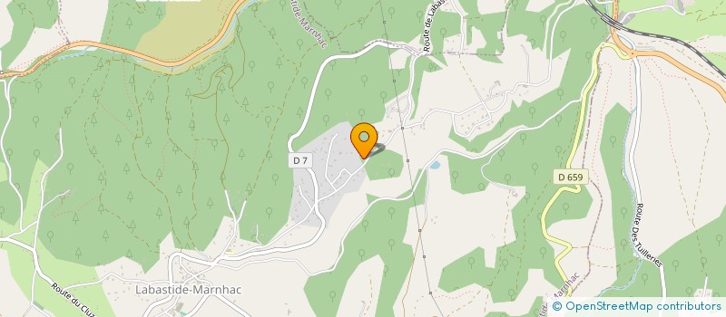 localisation de l'entreprise LILOU  LABASTIDE-MARNHAC