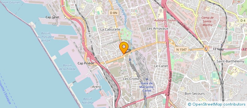 localisation de l'entreprise LILOU à MARSEILLE