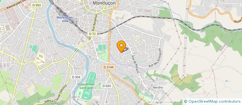 localisation de l'entreprise LILOU à MONTLUCON