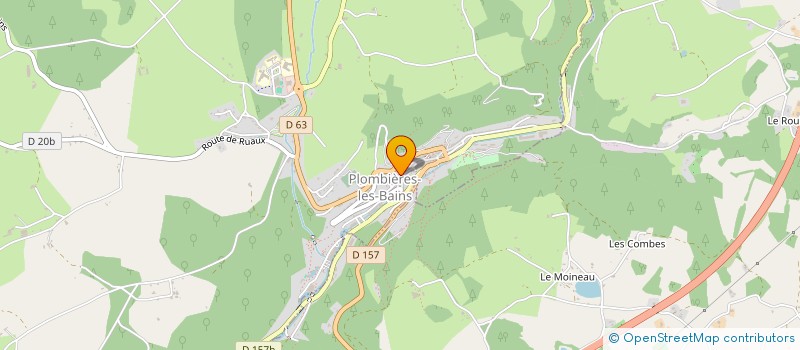 localisation de l'entreprise LILOU  PLOMBIERES-LES-BAINS