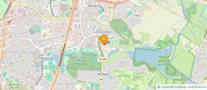 localisation de l'entreprise LILOU à VILLENEUVE-D'ASCQ