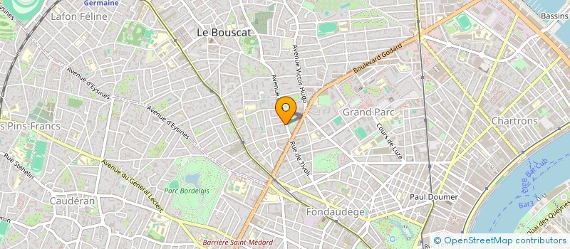 localisation de l'entreprise LILOU à LE BOUSCAT