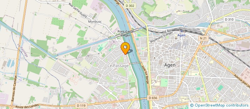 localisation de l'entreprise LILOU  LE PASSAGE